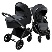 Коляска 2 в 1 Amarobaby Genius серый 01